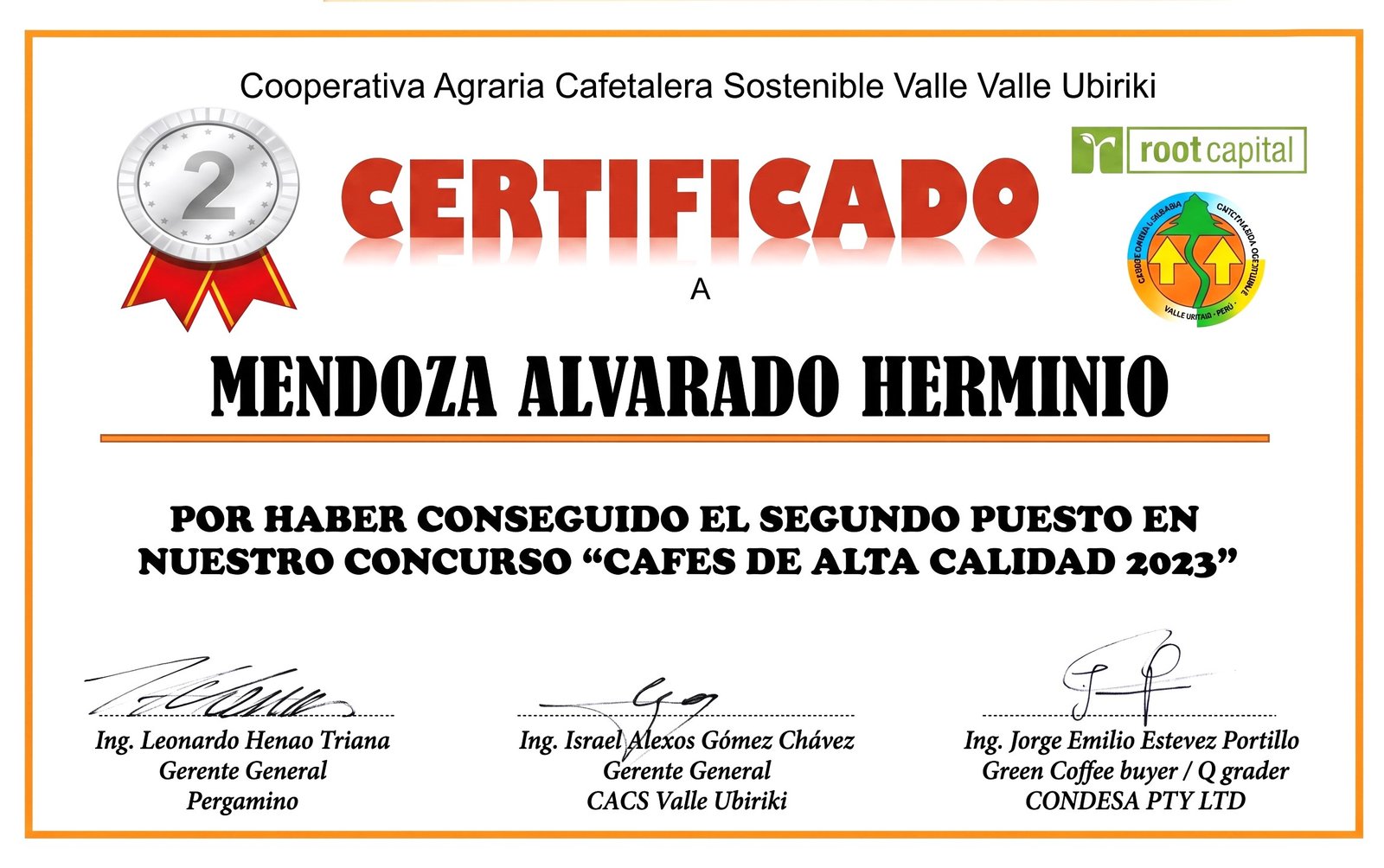 Reconocimiento Especialidad