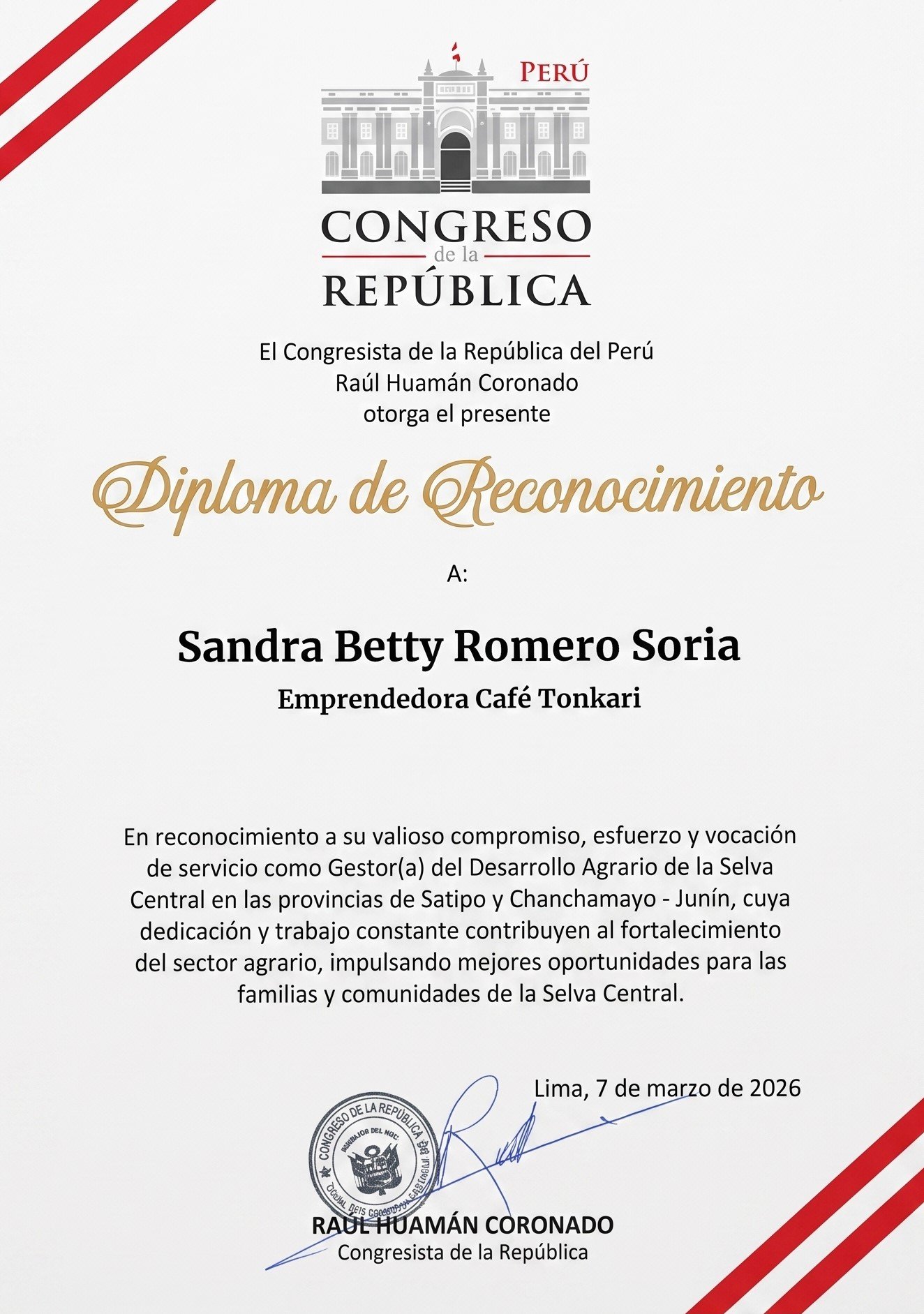 Certificación Destacada